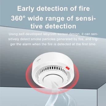 Tuya Zigbee Smoke Sensor (without battery), featured media 1