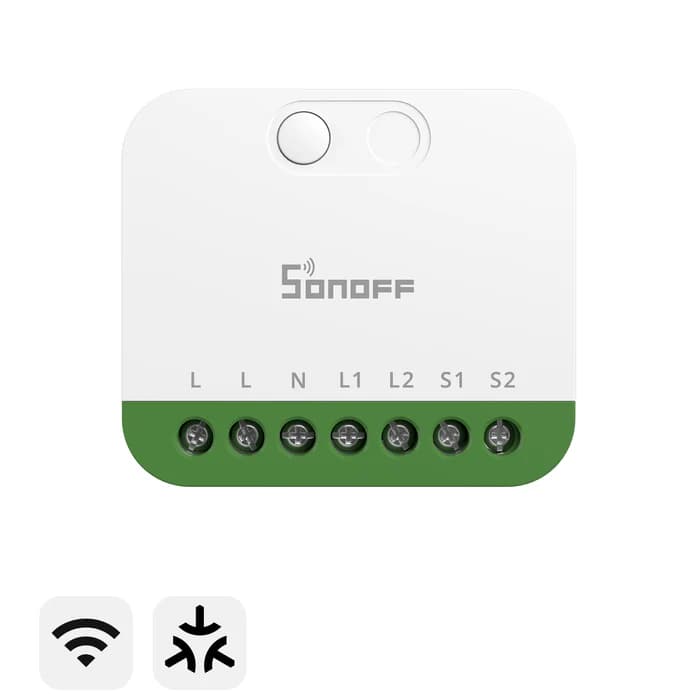 SONOFF MINI DUO 2-Gang Matter Over WiFi Smart Switch | MINI-2GS