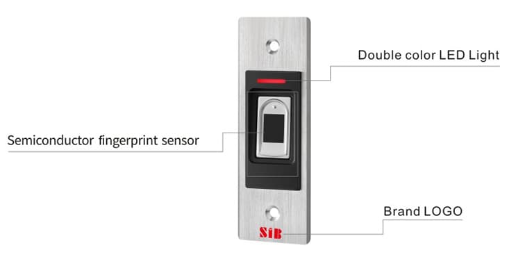 SIB EF39EM-W (Fingerprint & Card Reader), image 4