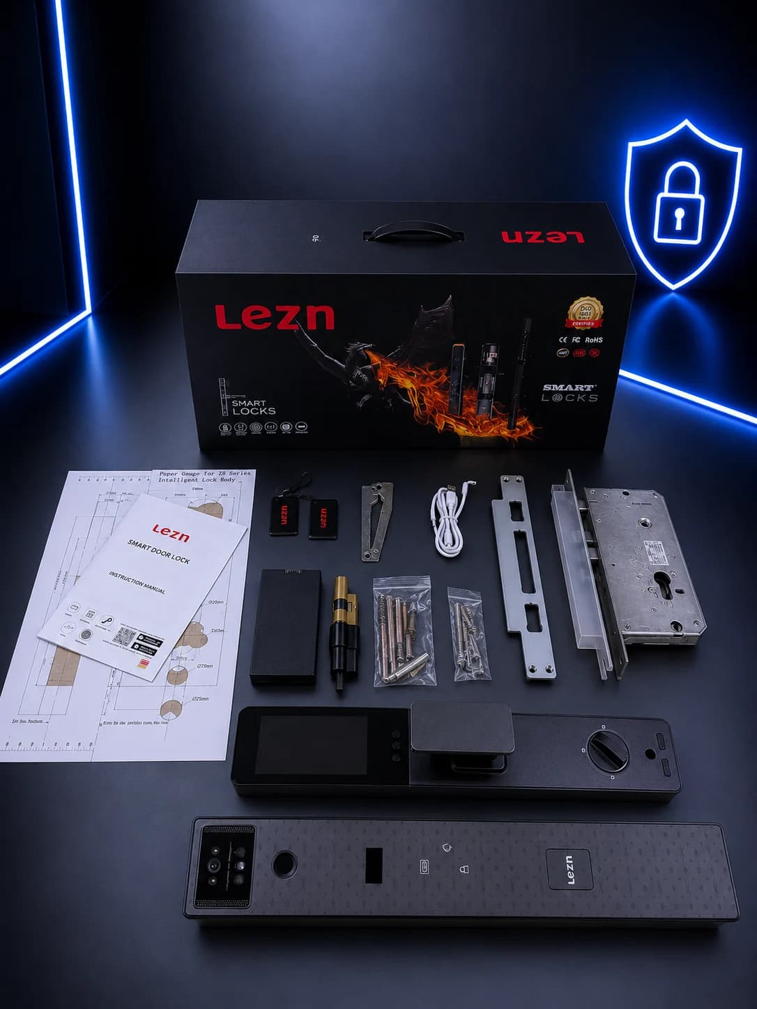 Lezn 19 Face version (Active Video Intercom, Gray), image 3