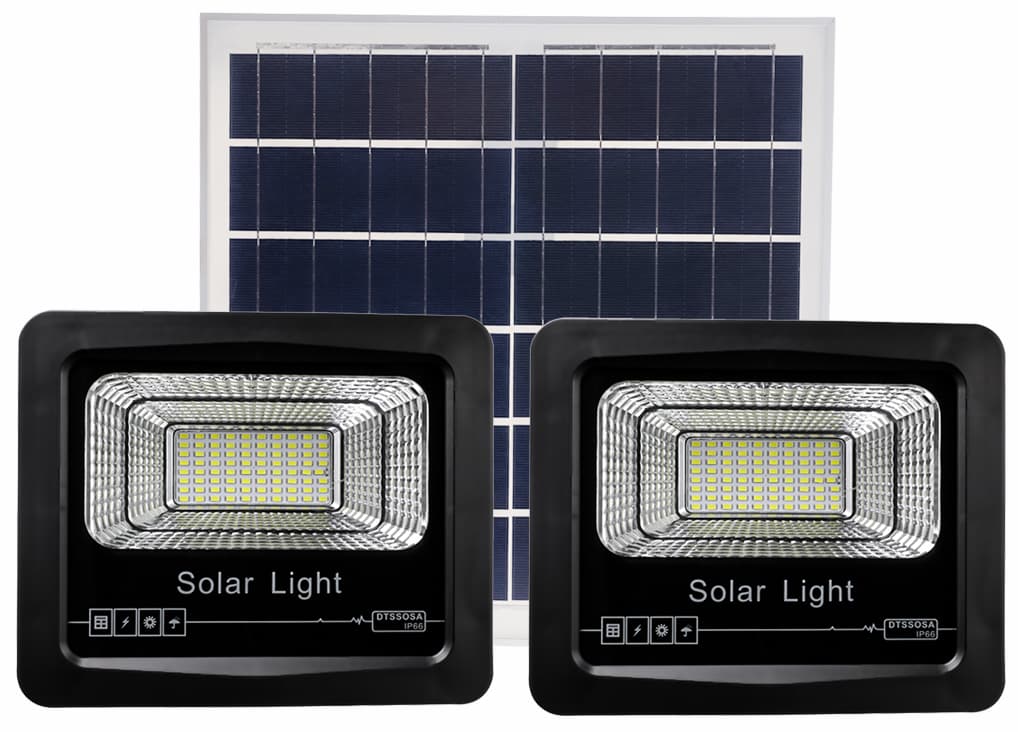 (SMARTZOOM) Solar Light Two-Head 30W