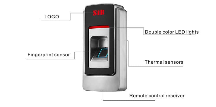 SIB F3EM-W (Fingerprint & Card Reader), image 6
