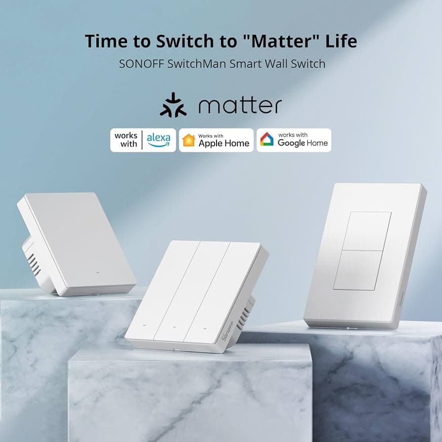 SONOFF SwitchMan Smart Wall Switch-M5 Matter US & UK, featured media 1