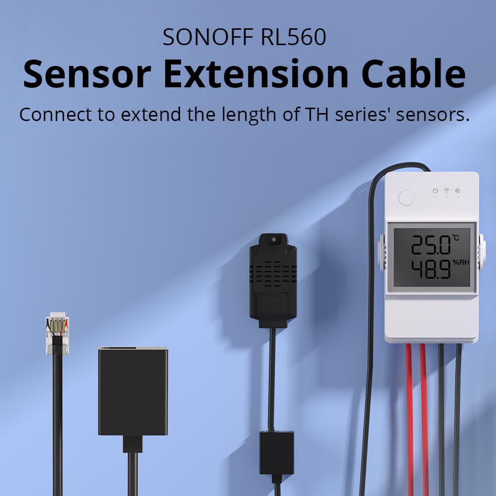 SONOFF RL560 5M Sensor Extension Cable for RJ9 4P4C Sensor, featured media 1