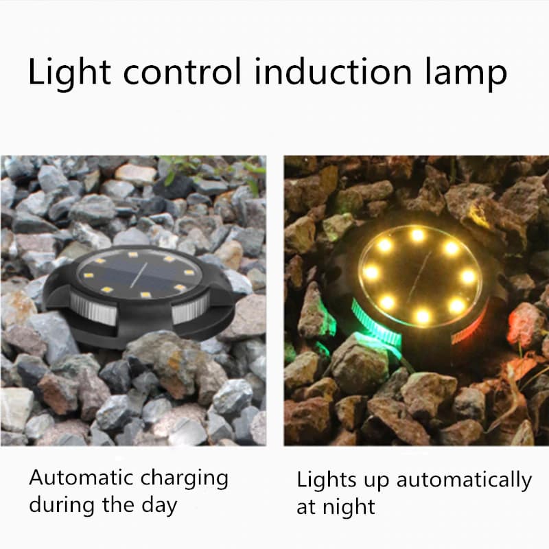 SS Circle Solar Lawn Light, image 4