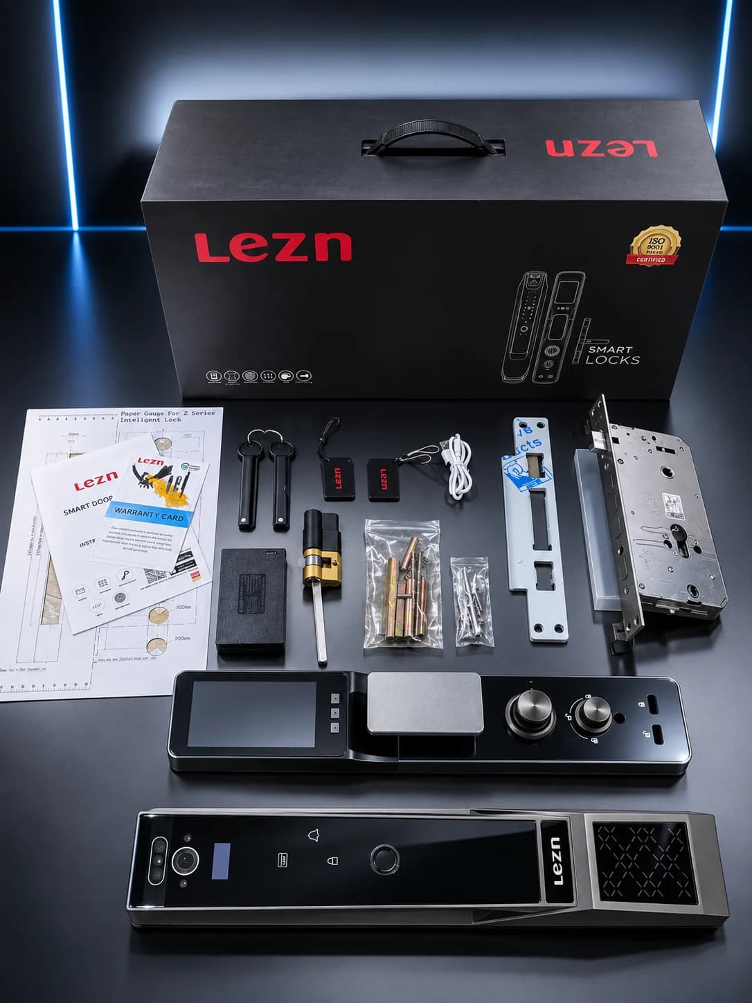 Lezn R9 Face version (Active Video Intercom, Shiny Silver), image 3