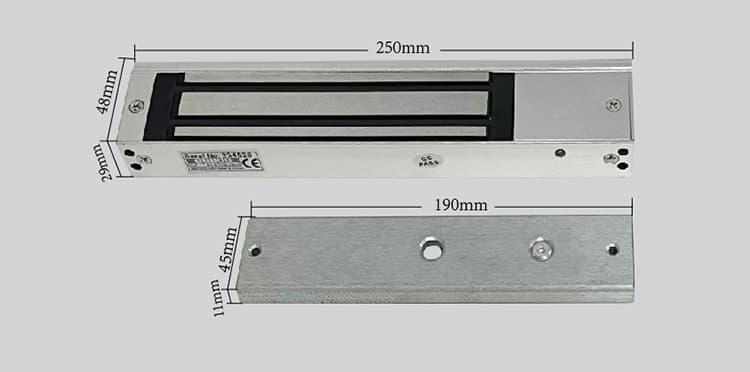 SIB L280B-5 (Magnetic lock, 280kg, cabinet), image 1
