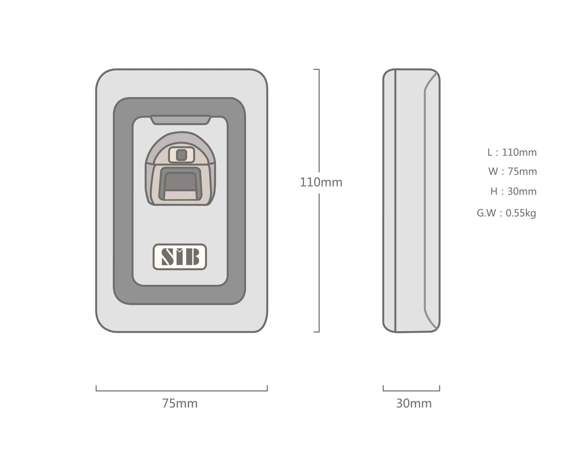 SIB F1EM (Fingerprint & Card Reader), image 5
