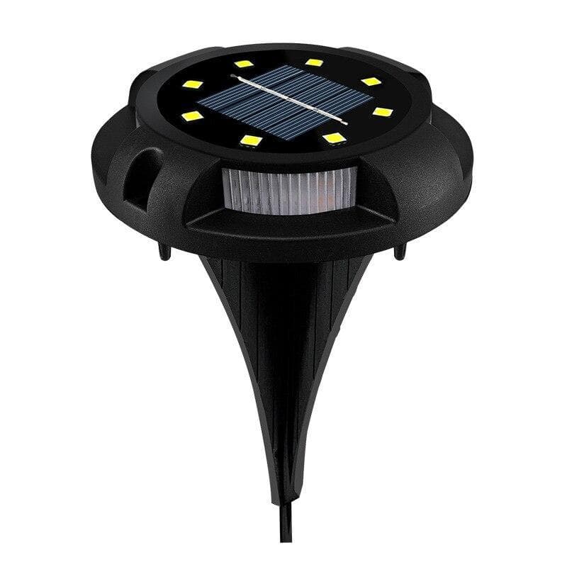SS Circle Solar Lawn Light