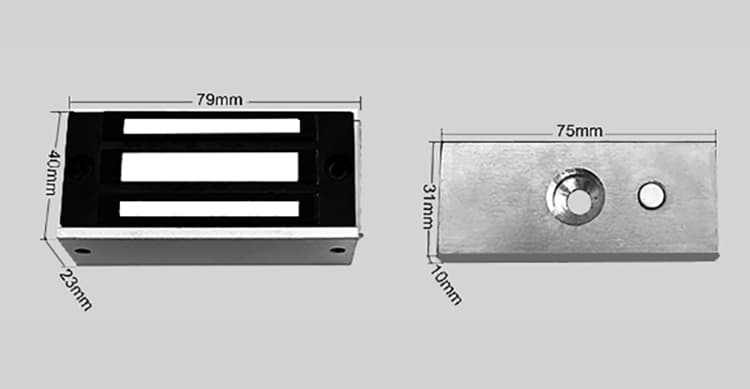 SIB L60B (Mini magnetic lock, 60KG), image 1