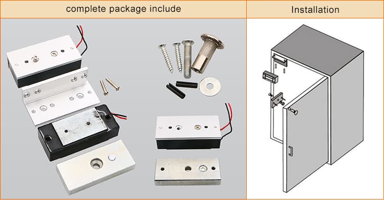 SIB L60B (Mini magnetic lock, 60KG), image 4